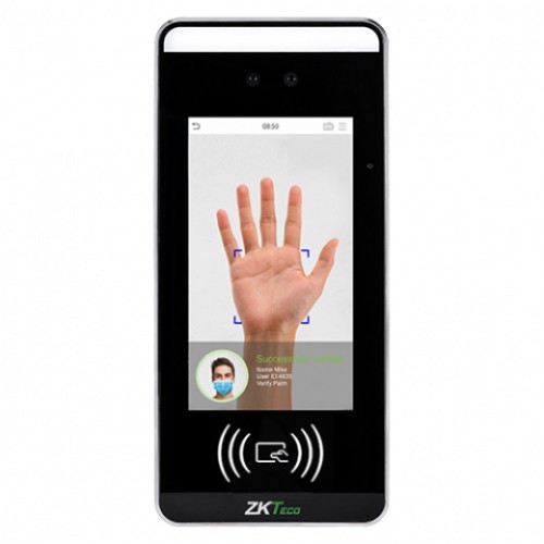 биометрический терминал распознавания лиц и ладоней zkteco speedface-v5l-rfid [em]